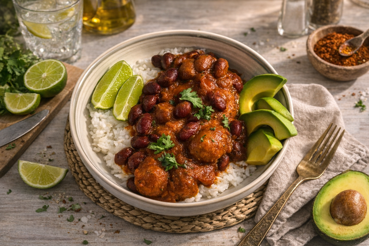 Tacos bowl aux acras