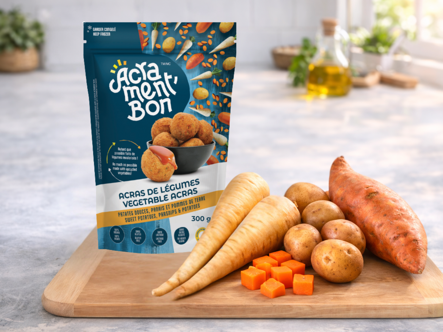 Acras de légumes - Patates douces, panais & pommes de terre (300 g)